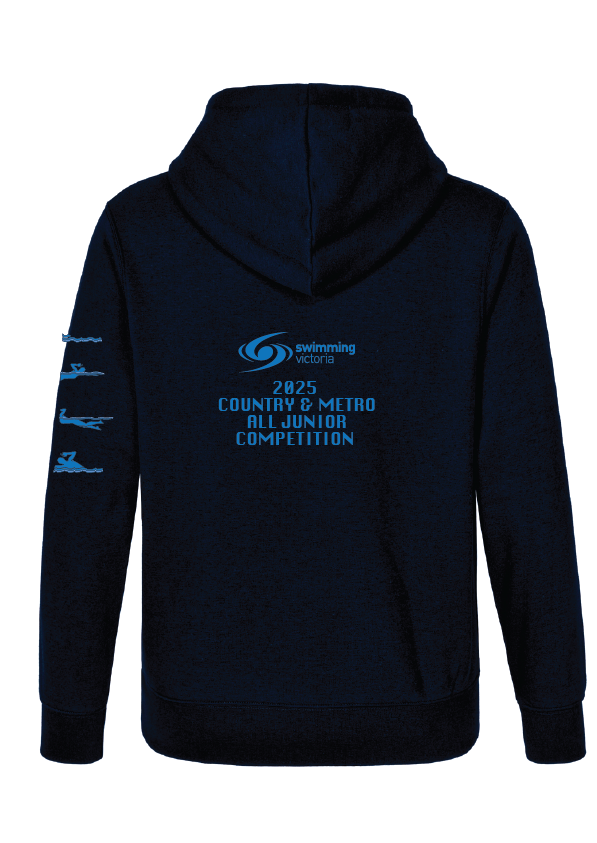 2025 VICTORIAN ALL JUNIOR  COMPETITION HOODIE -  NAVY
