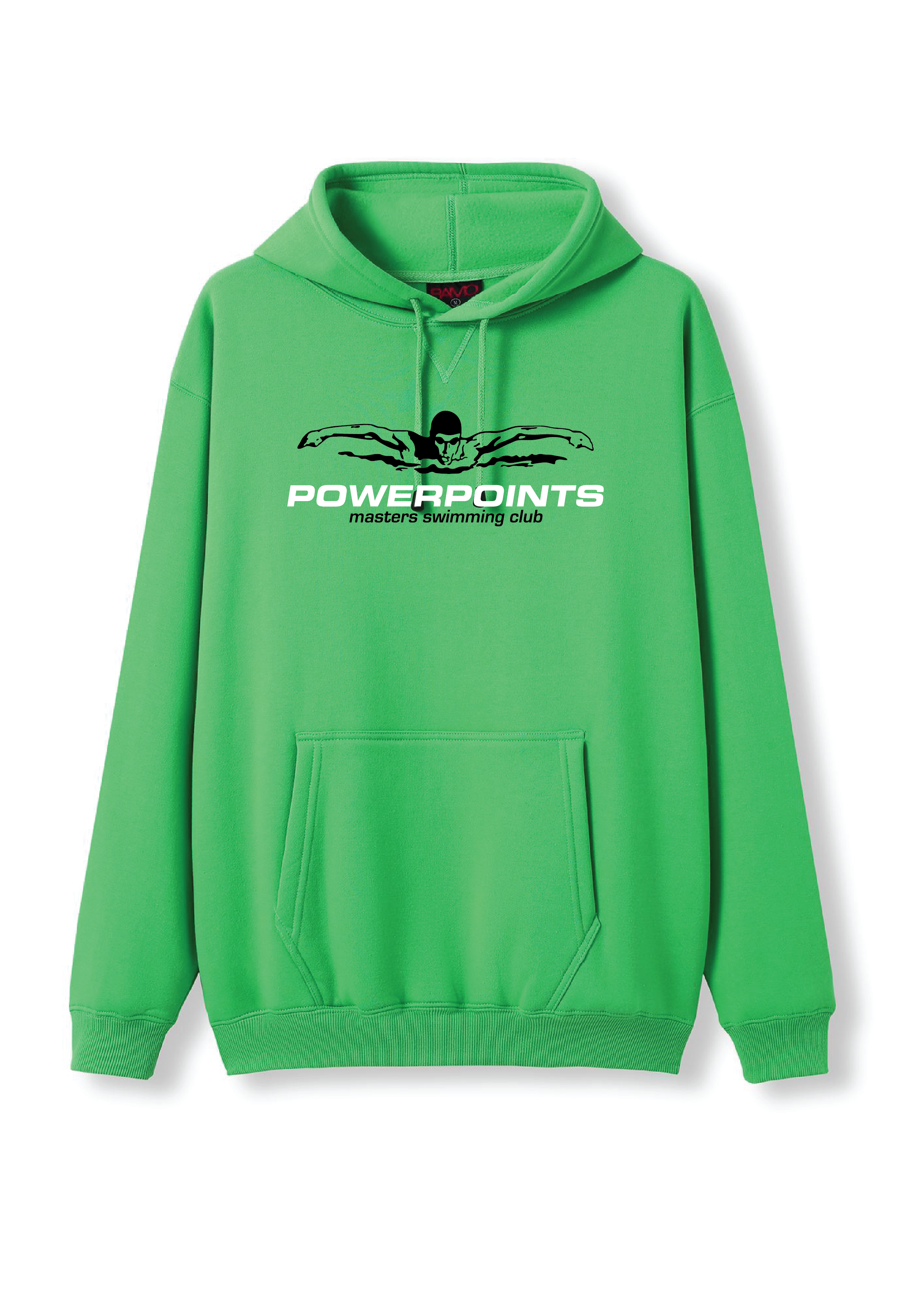 Powerpoints hoodie - Green Womens