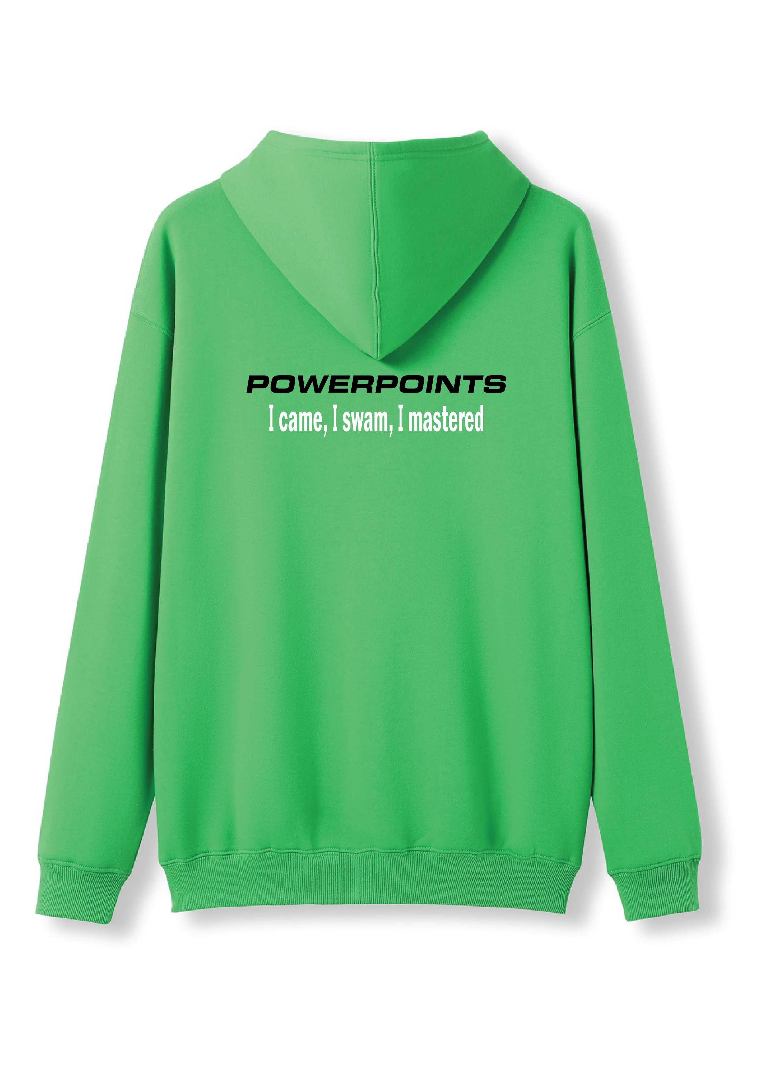 Powerpoints zip thru hoodie - Green Womens