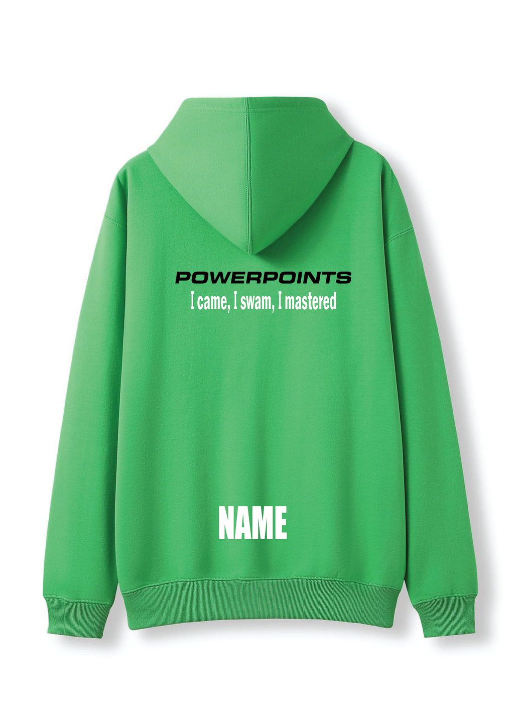 Powerpoints zip thru hoodie - Green Womens