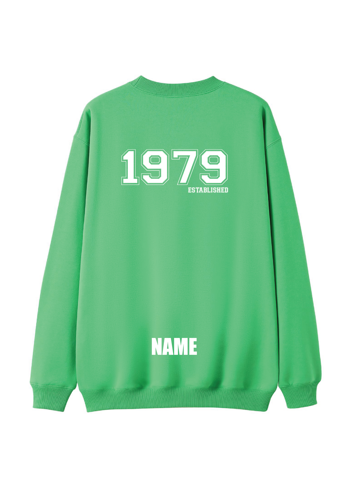 POWERPOINTS SWEAT TOP - GREEN UNISEX