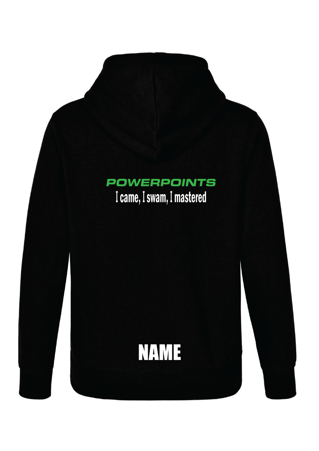 Powerpoints hoodie - Black Unisex