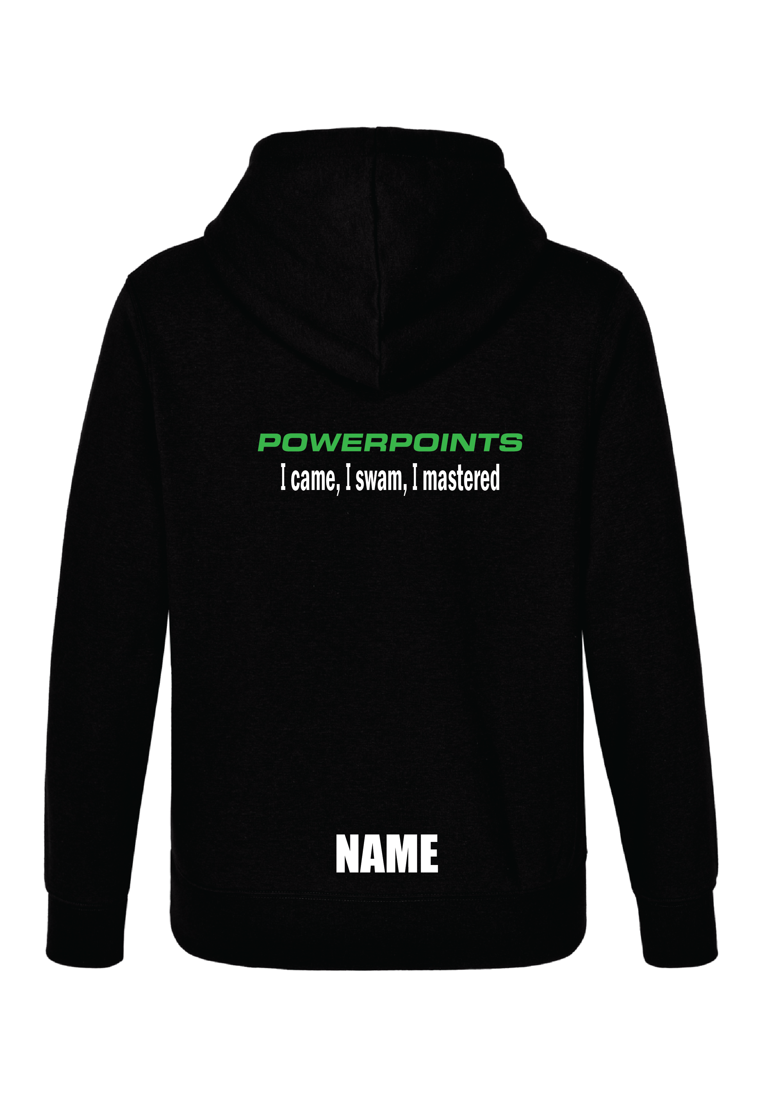 Powerpoints hoodie - Black Unisex