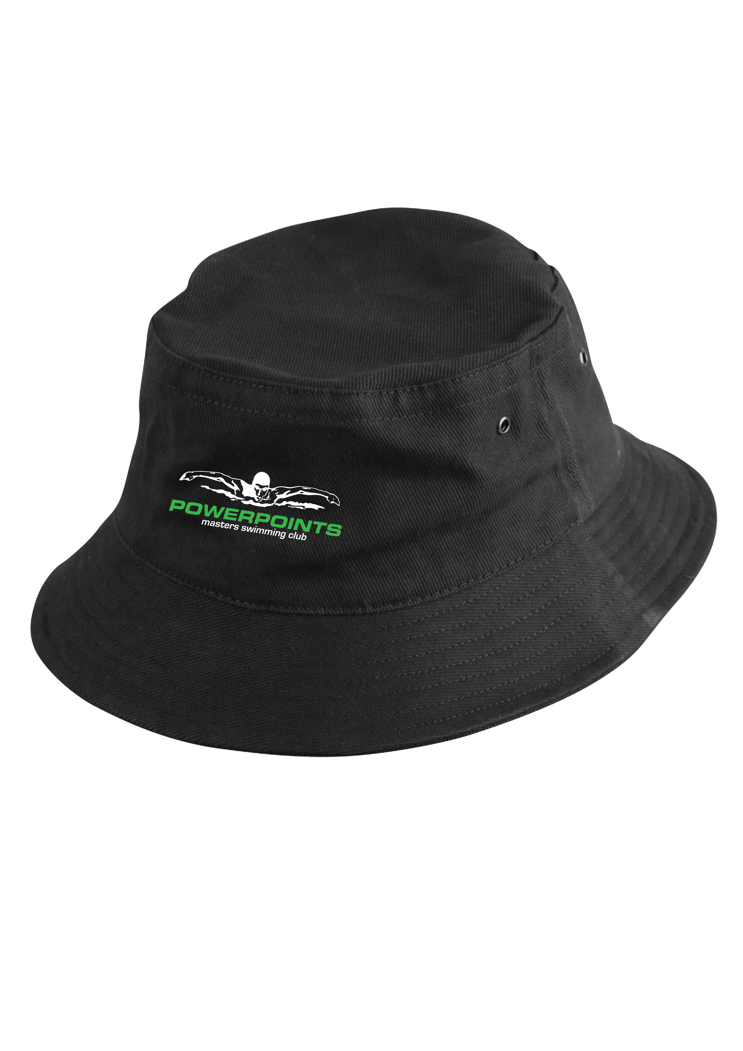 POWERPOINTS BUCKET HAT - BLACK