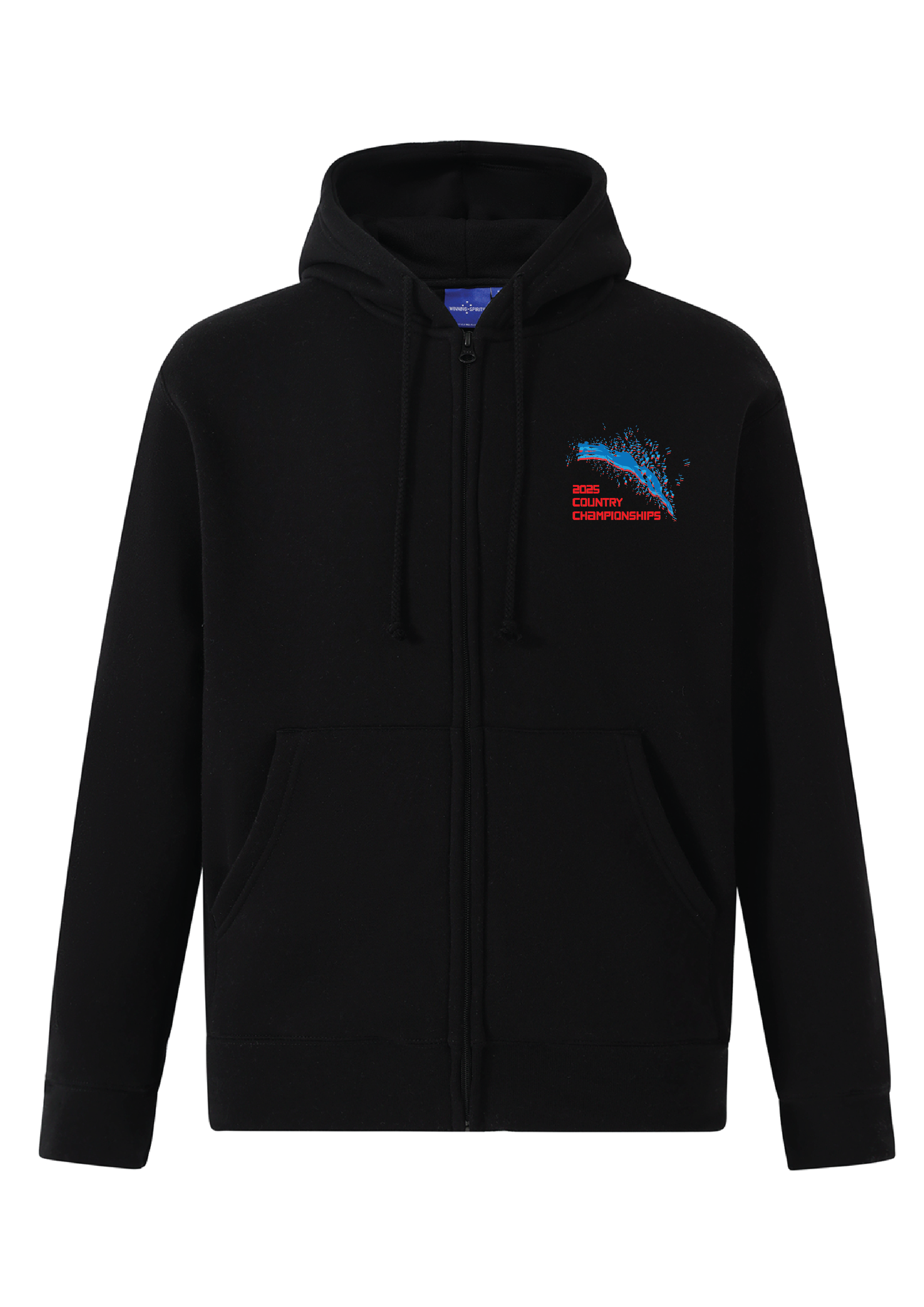 2025 VICTORIAN COUNTRY CHAMPIONSHIP ZIP THRU HOODIE- BLACK