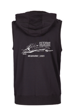 NEW ITEM 2025 VICTORIAN OPEN LC CHAMPIONSHIP SLEEVELESS ZIP THRU HOODIE- BLACK