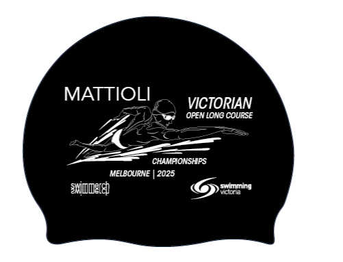 2025 VICTORIAN OPEN LC CHAMPIONSHIP SILICONE SWIM CAP