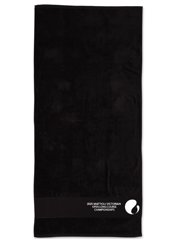 2025 VICTORIAN OPEN LC CHAMPIONSHIP TOWEL - BLACK