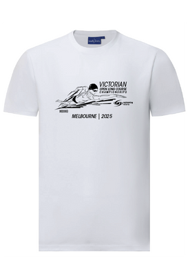 2025 Victorian Open LC Championships Tee - WHITE Unisex