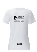 2025 Victorian Open LC Championship short sleeve tee - Women's White