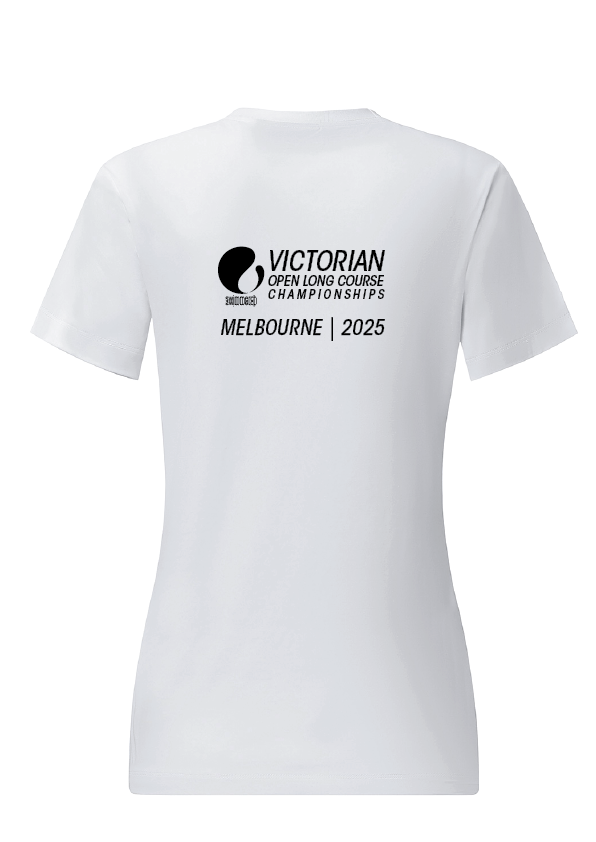 2025 Victorian Open LC Championship short sleeve tee - Women's White