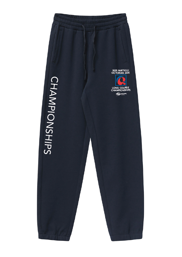 NEW ITEM - 2025 VICTORIAN AGE LONG COURSE CHAMPIONSHIP TRACKPANT - NAVY