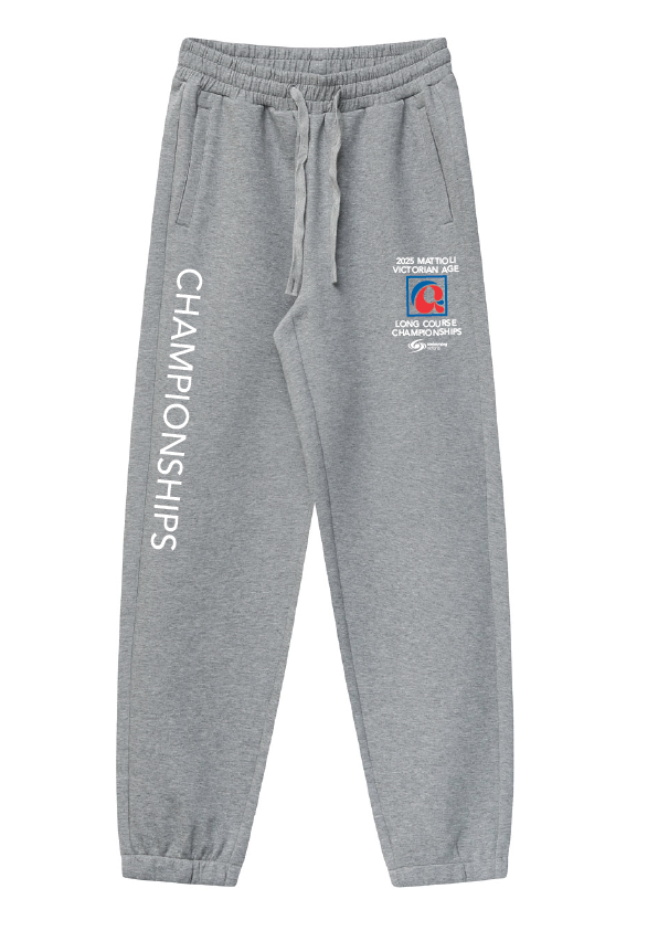 NEW ITEM - 2025 VICTORIAN AGE LONG COURSE CHAMPIONSHIP TRACKPANT - GREY MARLE