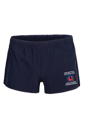 2025 VICTORIAN AGE LONG COURSE CHAMPIONSHIP WOMENS SHORTS - NAVY