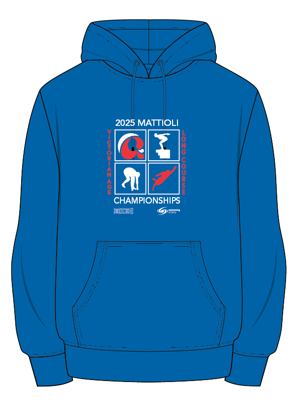 2025 VICTORIAN AGE LONG COURSE CHAMPIONSHIP HOODIE -  AZURE BLUE