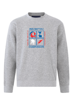 2025 VICTORIAN AGE LONG COURSE CHAMPIONSHIP CREW NECK SWEAT TOP- GREY MARLE