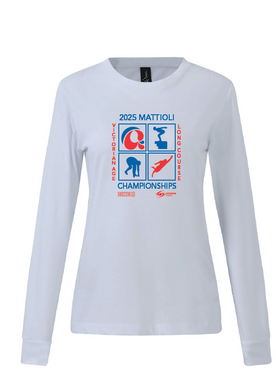 2025 VICTORIAN AGE LONG COURSE CHAMPIONSHIP LONG SLEEVE TEE - WHITE