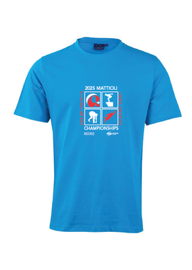 2025 VICTORIAN AGE LONG COURSE CHAMPIONSHIP SHORT SLEEVE TEE - AZURE BLUE