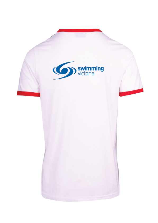 2025 VICTORIAN AGE LONG COURSE CHAMPIONSHIP RINGER TEE  - WHITE - AVAILABLE ONLINE ORDER ONLY
