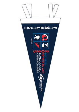 2025 VICTORIAN AGE LONG COURSE CHAMPIONSHIP FELT PENNANT - Finalist AVAILABLE AT EVENT