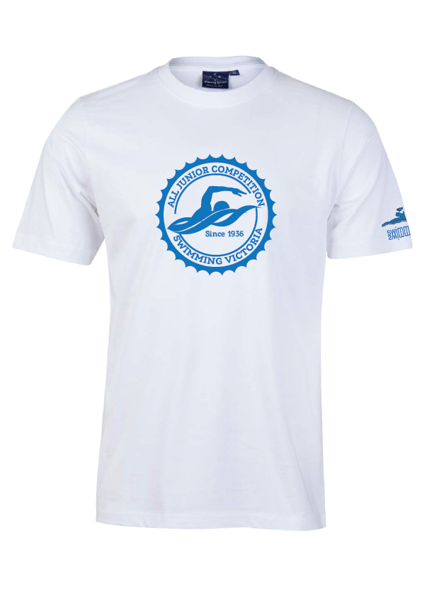 2025 VICTORIAN ALL JUNIOR COMPETITION SHORT SLEEVE TEE - WHITE
