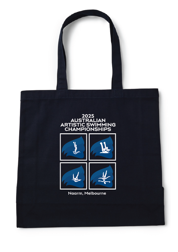 2025 AUSTRALIAN ARTISTIC SWIMMING CHAMPIONSHIP TOTE BAG