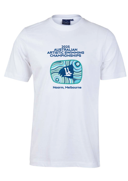 2025 AUSTRALIAN ARTISTIC SWIMMING CHAMPIONSHIP SHORT SLEEVE TEE - MERINDAH - GUNYA