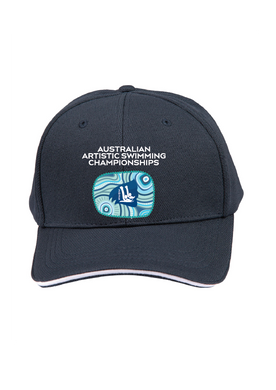 2025 AUSTRALIAN ARTISTIC SWIMMING CHAMPIONSHIP CAP -NAVY/WHITE MERINDAH - GUNYA