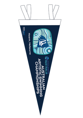 2025 AUSTRALIAN ARTISTIC SWIMMING CHAMPIONSHIP FELT PENNANT