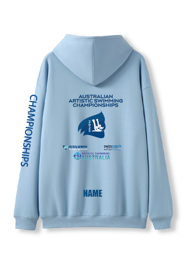 2025 AUSTRALIAN ARTISTIC SWIMMING CHAMPIONSHIPS- HOODIE SKY BLUE