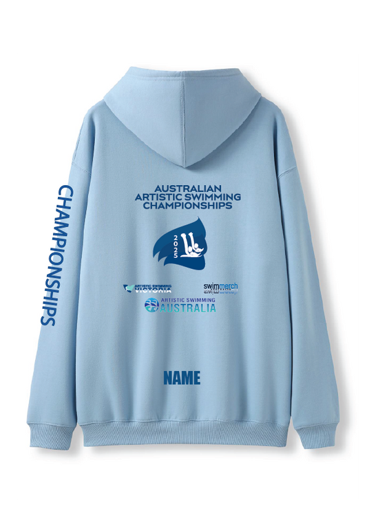 2025 AUSTRALIAN ARTISTIC SWIMMING CHAMPIONSHIPS- HOODIE SKY BLUE
