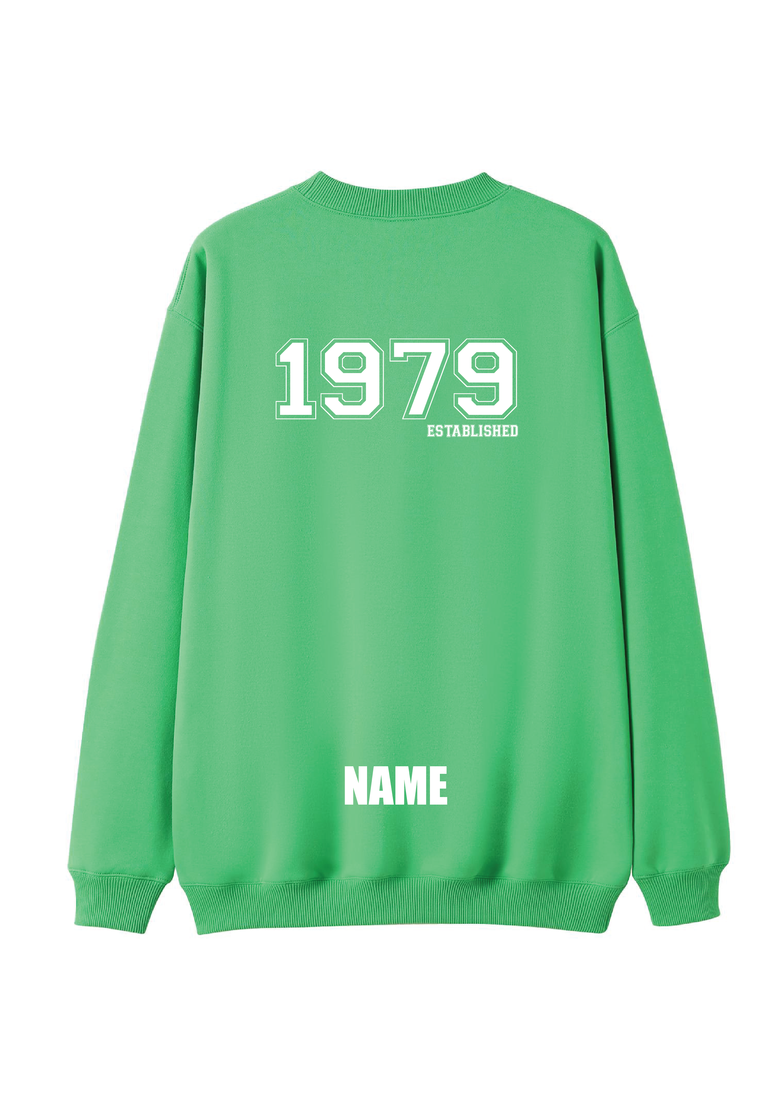 POWERPOINTS SWEAT TOP - GREEN UNISEX
