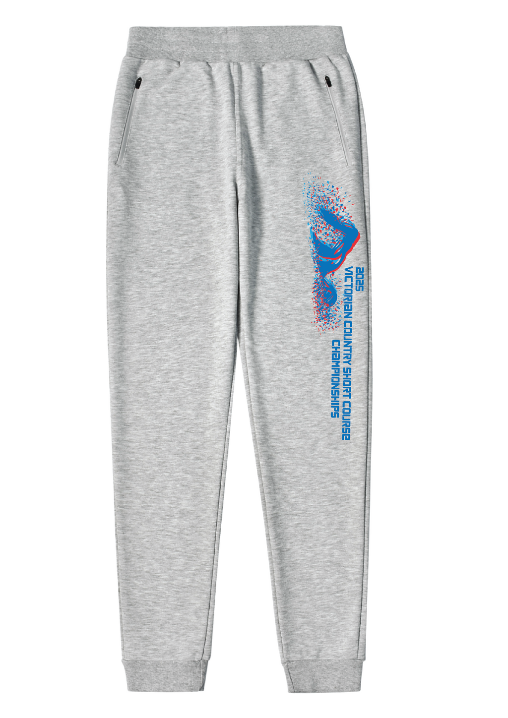 2025 VICTORIAN COUNTRY SC CHAMPIONSHIP TRACKPANT - KIDS SIZES -GREY MARLE