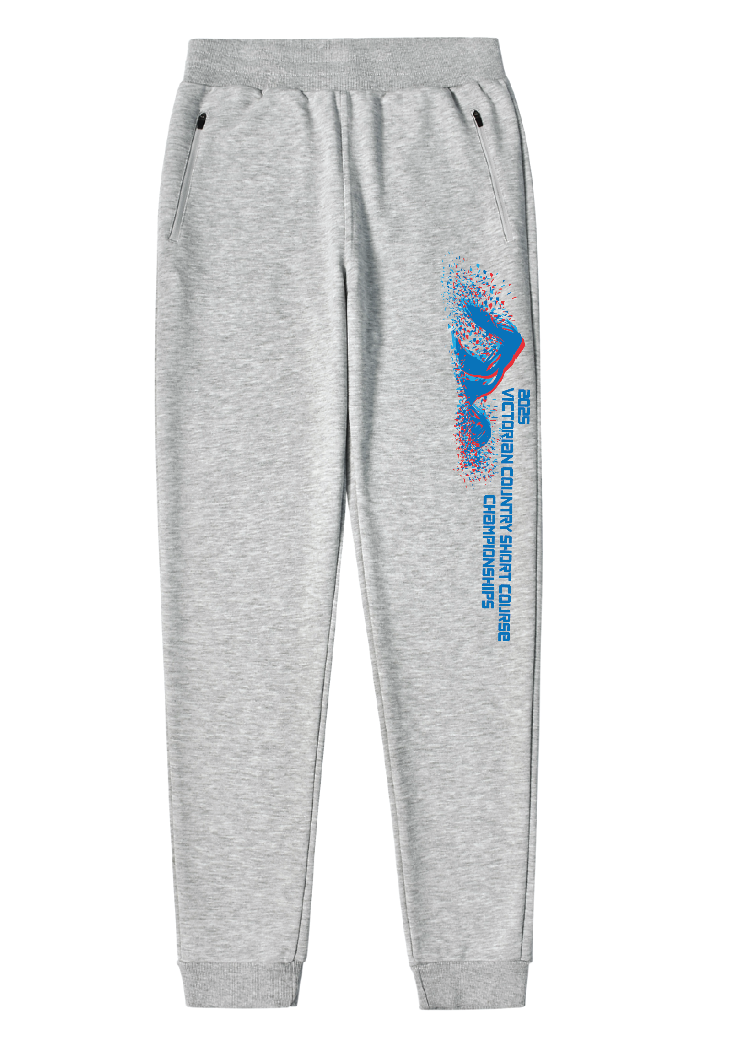 2025 VICTORIAN COUNTRY SC CHAMPIONSHIP TRACKPANT - KIDS SIZES -GREY MARLE