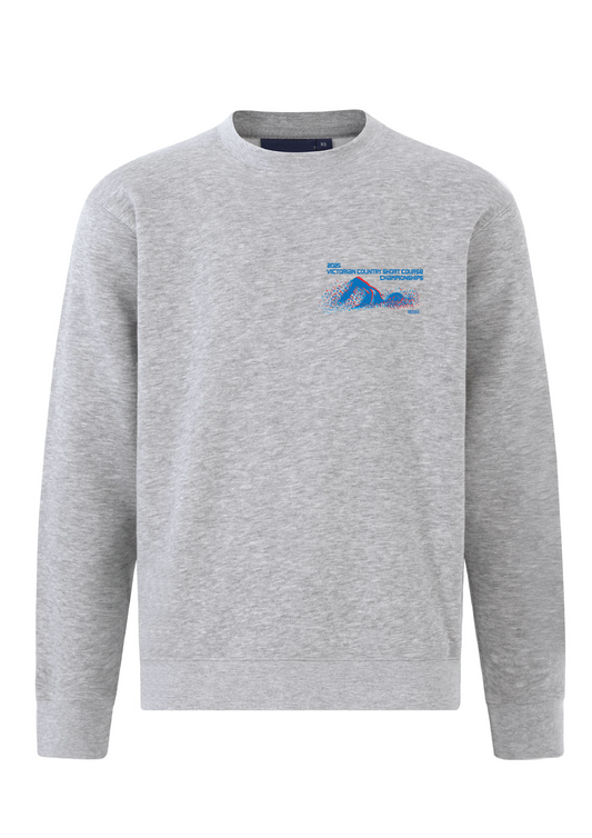 2025 VICTORIAN COUNTRY CHAMPIONSHIP SWEAT TOP - UNISEX GREY MARLE