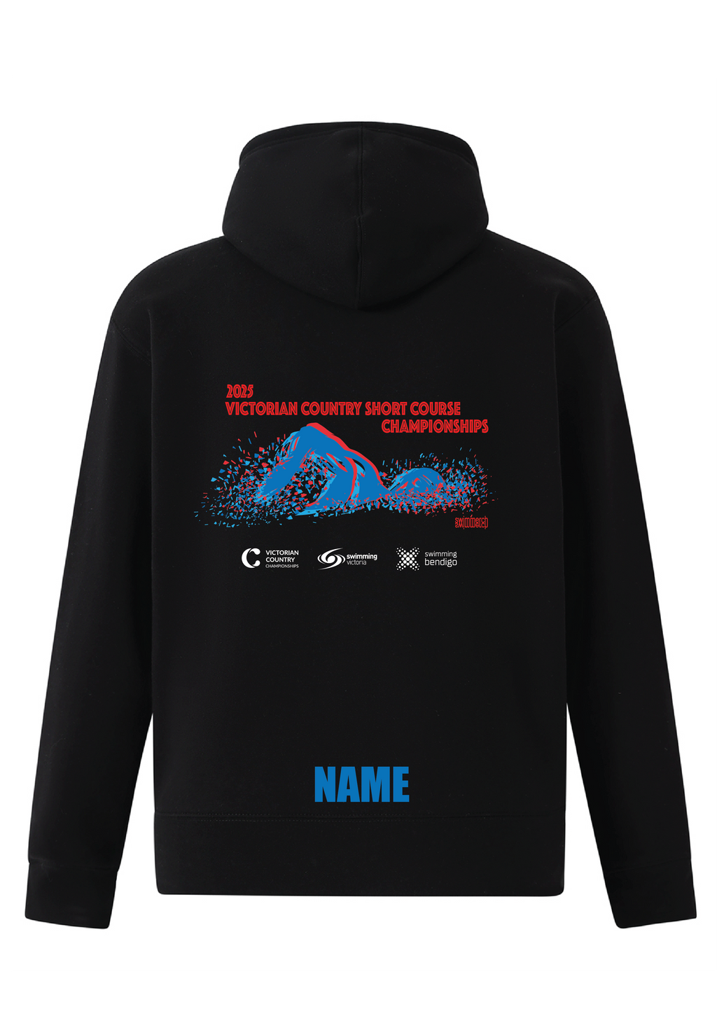 2025 VICTORIAN COUNTRY CHAMPIONSHIP ZIP THRU HOODIE- BLACK