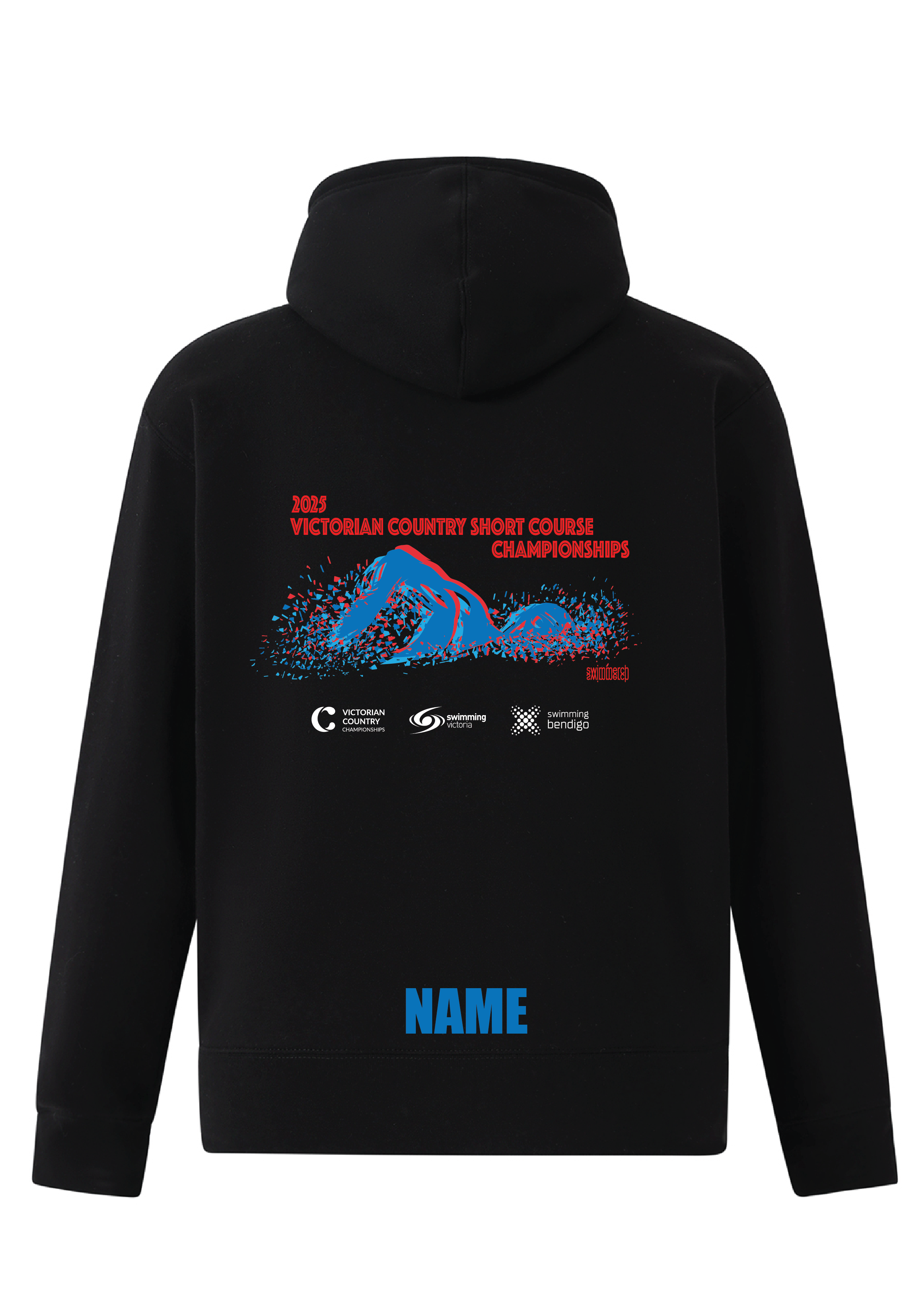 2025 VICTORIAN COUNTRY CHAMPIONSHIP ZIP THRU HOODIE- BLACK