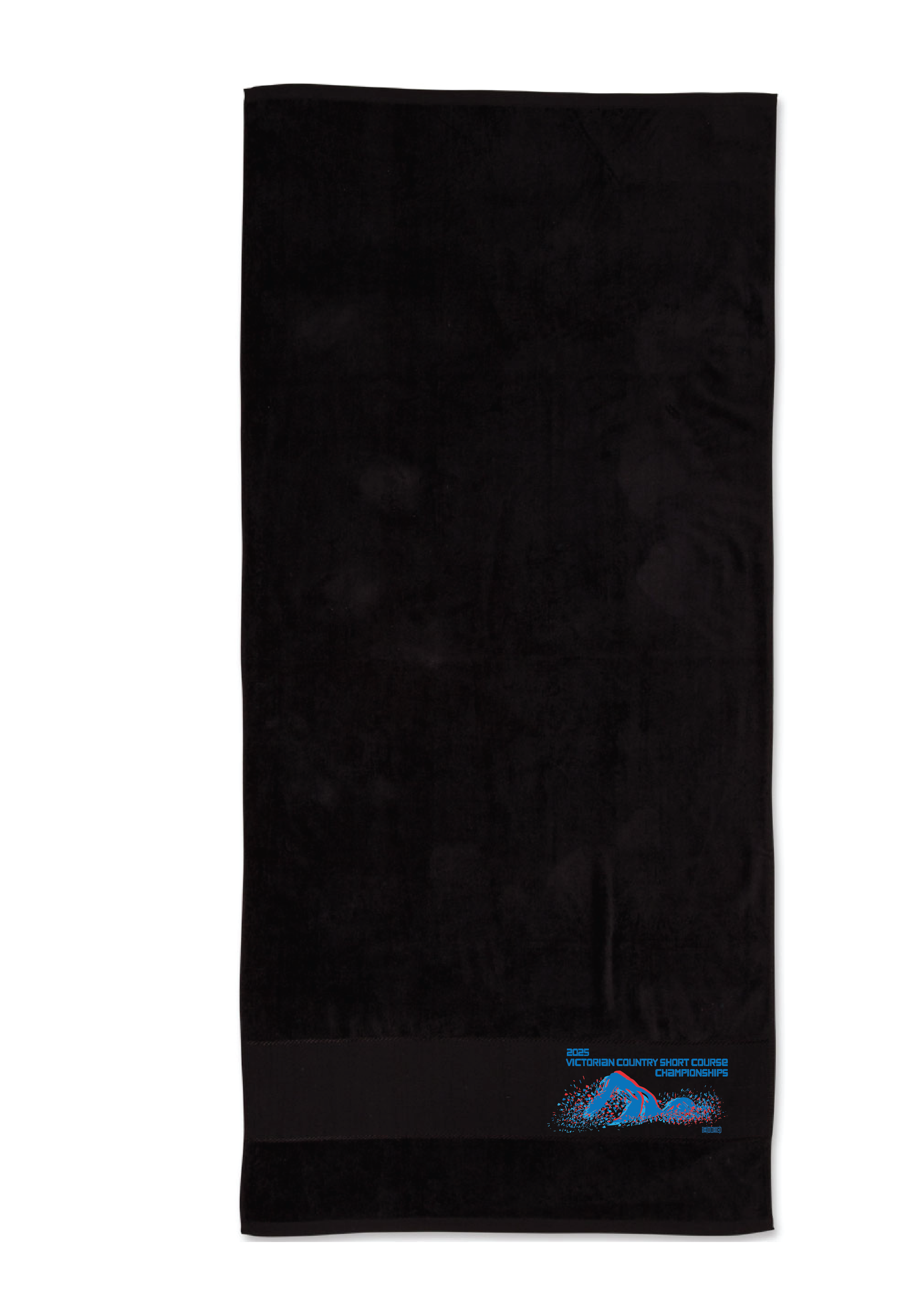 2025 VICTORIAN COUNTRY SC CHAMPIONSHIP TOWEL - BLACK