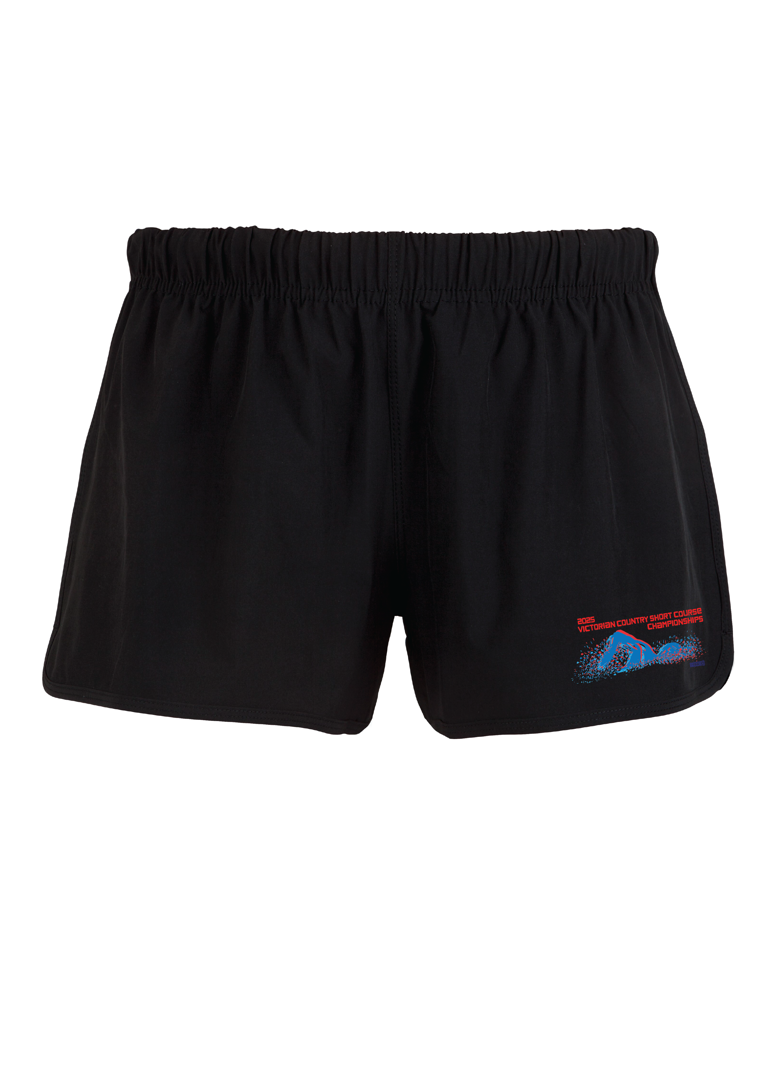 2025 VICTORIAN COUNTRY SC CHAMPIONSHIP WOMENS SHORTS - BLACK