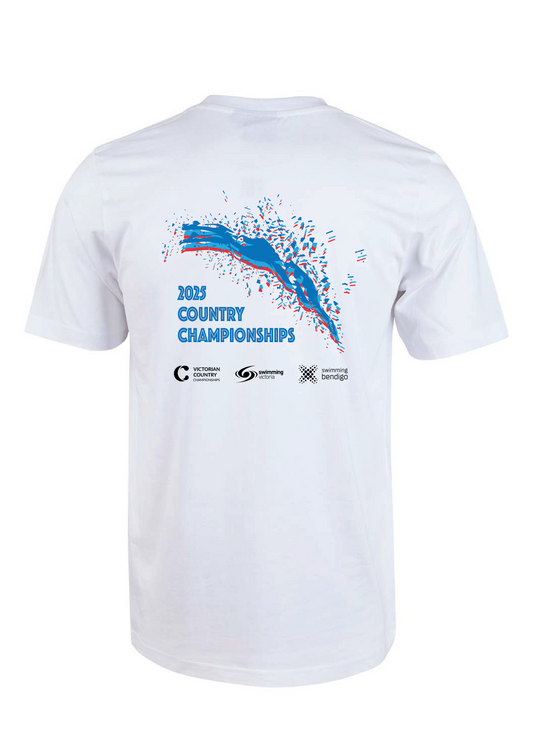2025 VICTORIAN COUNTRY SC CHAMPIONSHIP SHORT SLEEVE TEE - WHITE