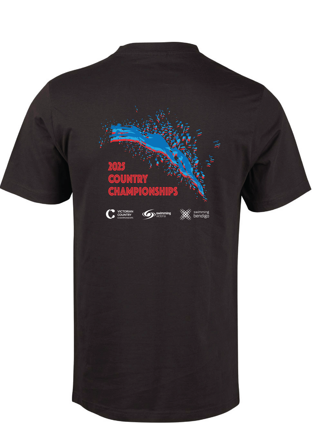 2025 VICTORIAN COUNTRY SC CHAMPIONSHIP SHORT SLEEVE TEE - BLACK
