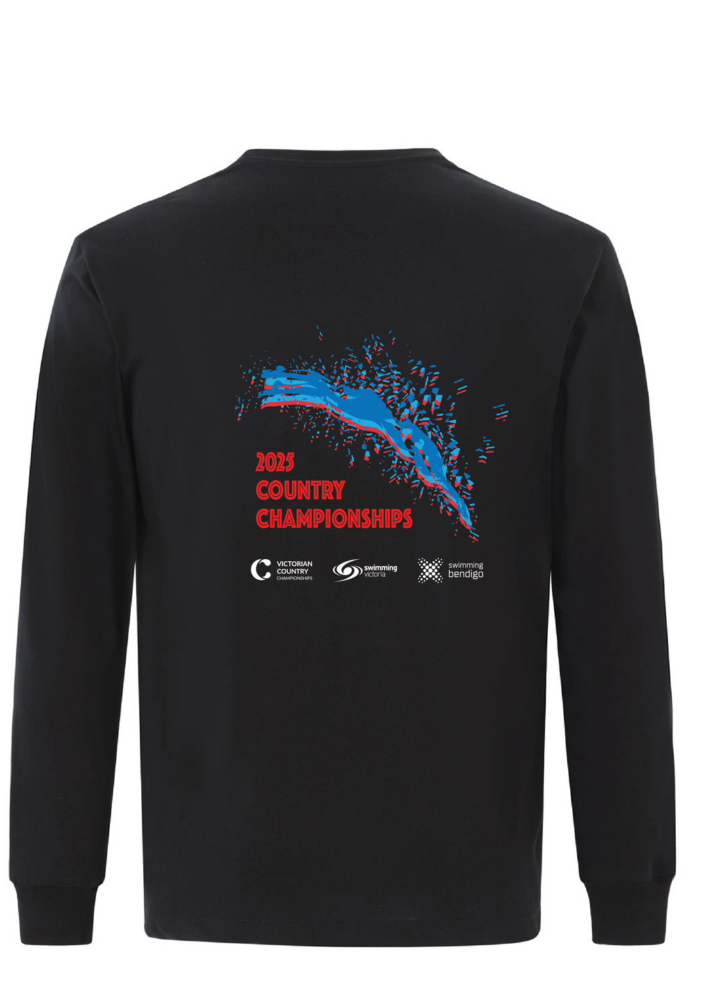 2025 VICTORIAN COUNTRY SC CHAMPIONSHIP LONG SLEEVE TEE - BLACK