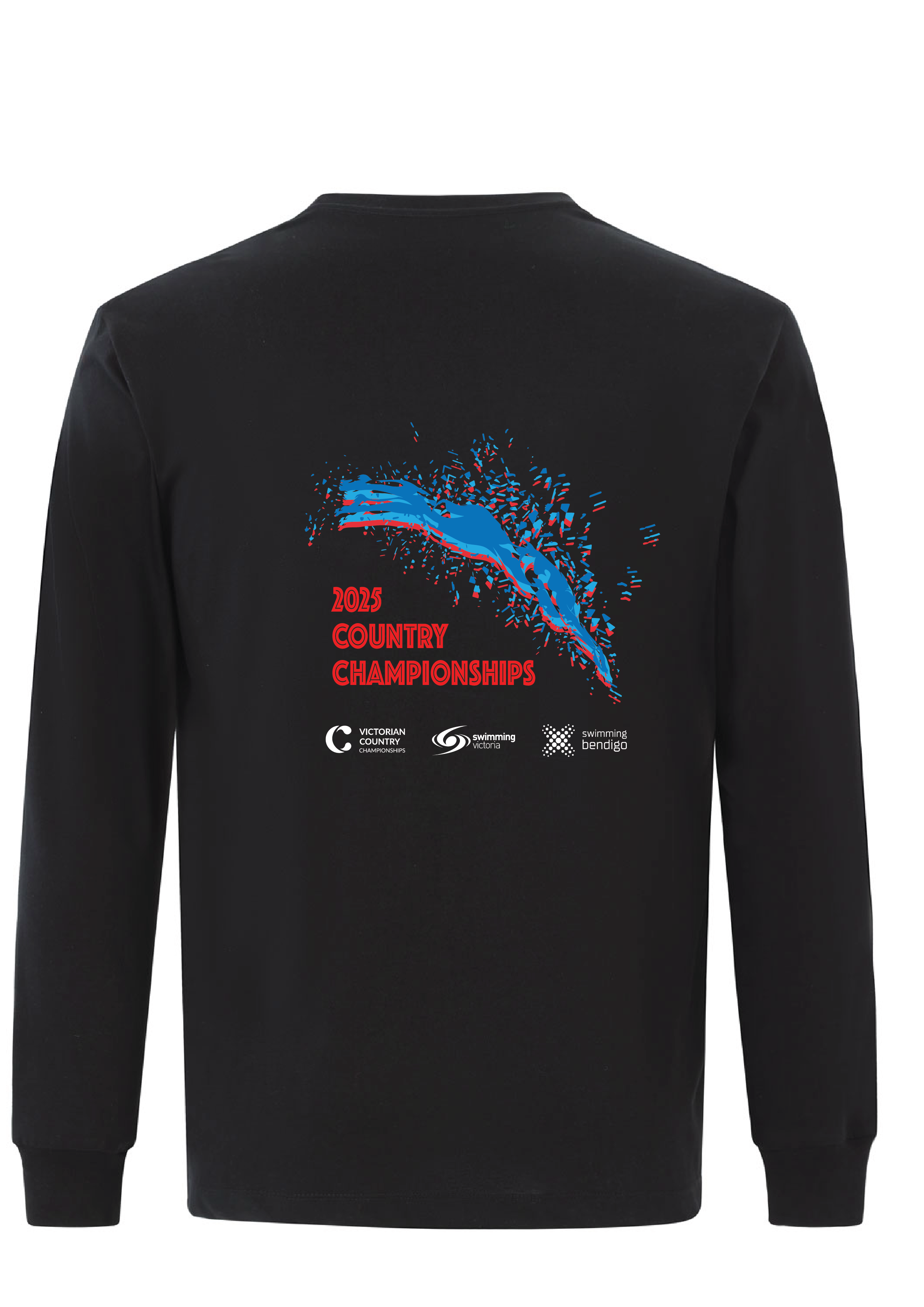 2025 VICTORIAN COUNTRY SC CHAMPIONSHIP LONG SLEEVE TEE - BLACK