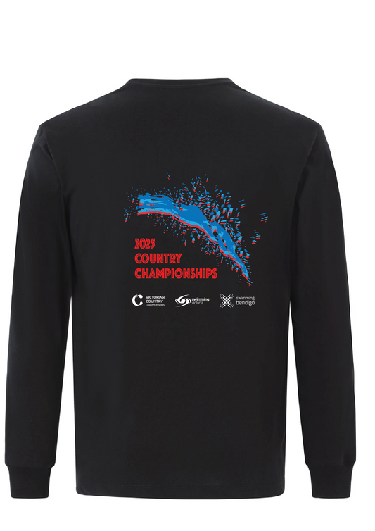 2025 VICTORIAN COUNTRY SC CHAMPIONSHIP LONG SLEEVE TEE - BLACK