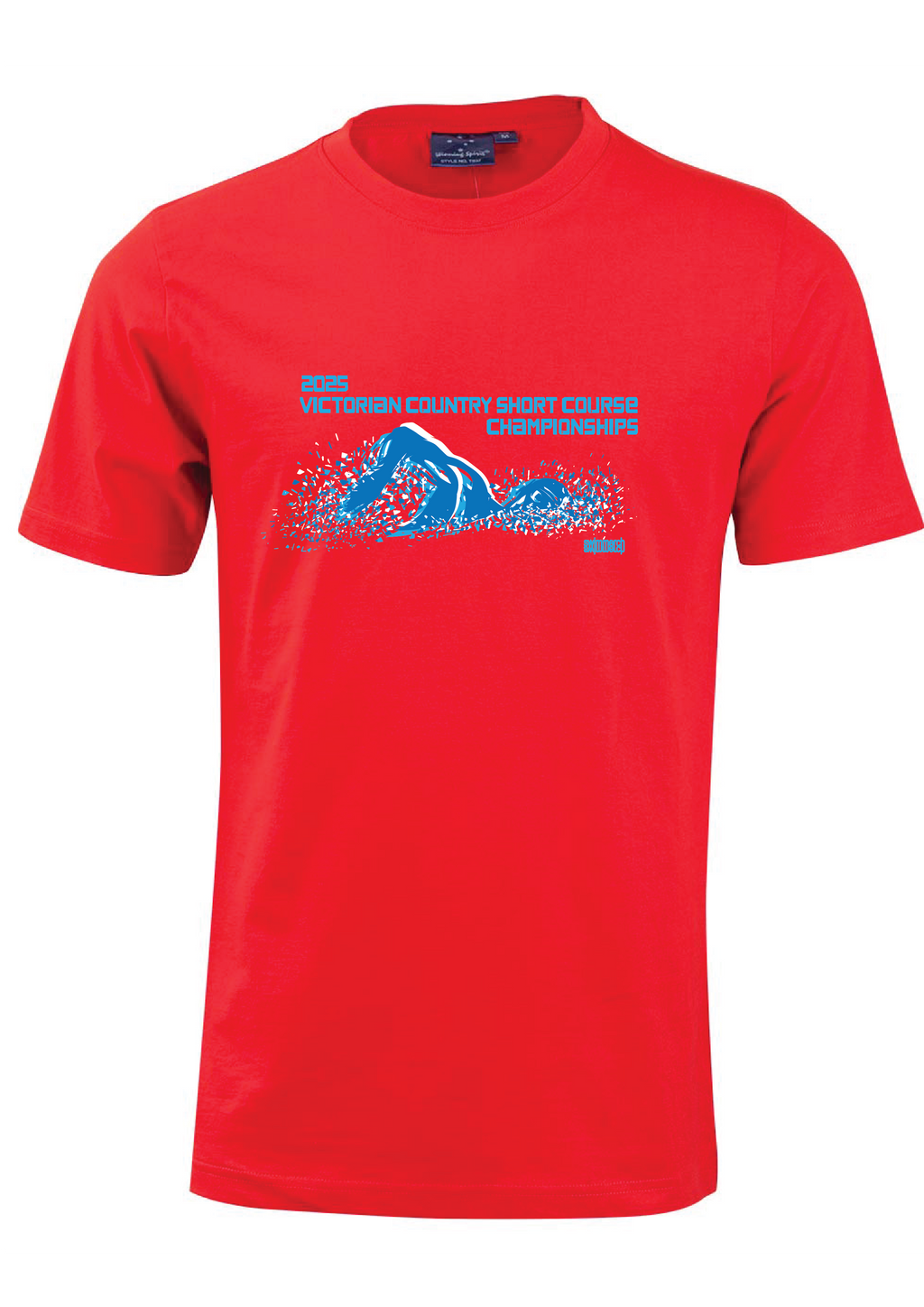 2025 VICTORIAN COUNTRY SC CHAMPIONSHIP SHORT SLEEVE TEE - RED