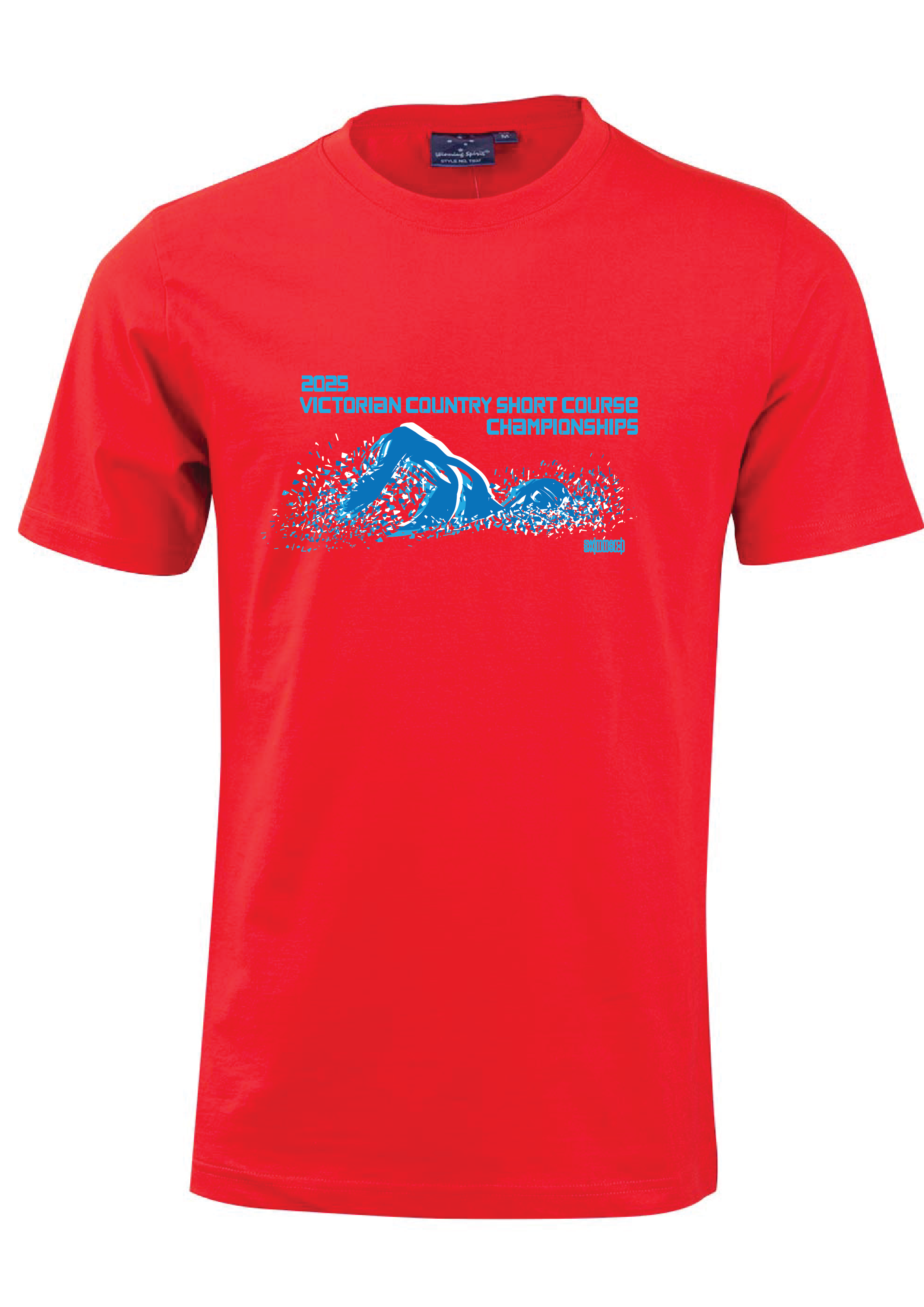 2025 VICTORIAN COUNTRY SC CHAMPIONSHIP SHORT SLEEVE TEE - RED