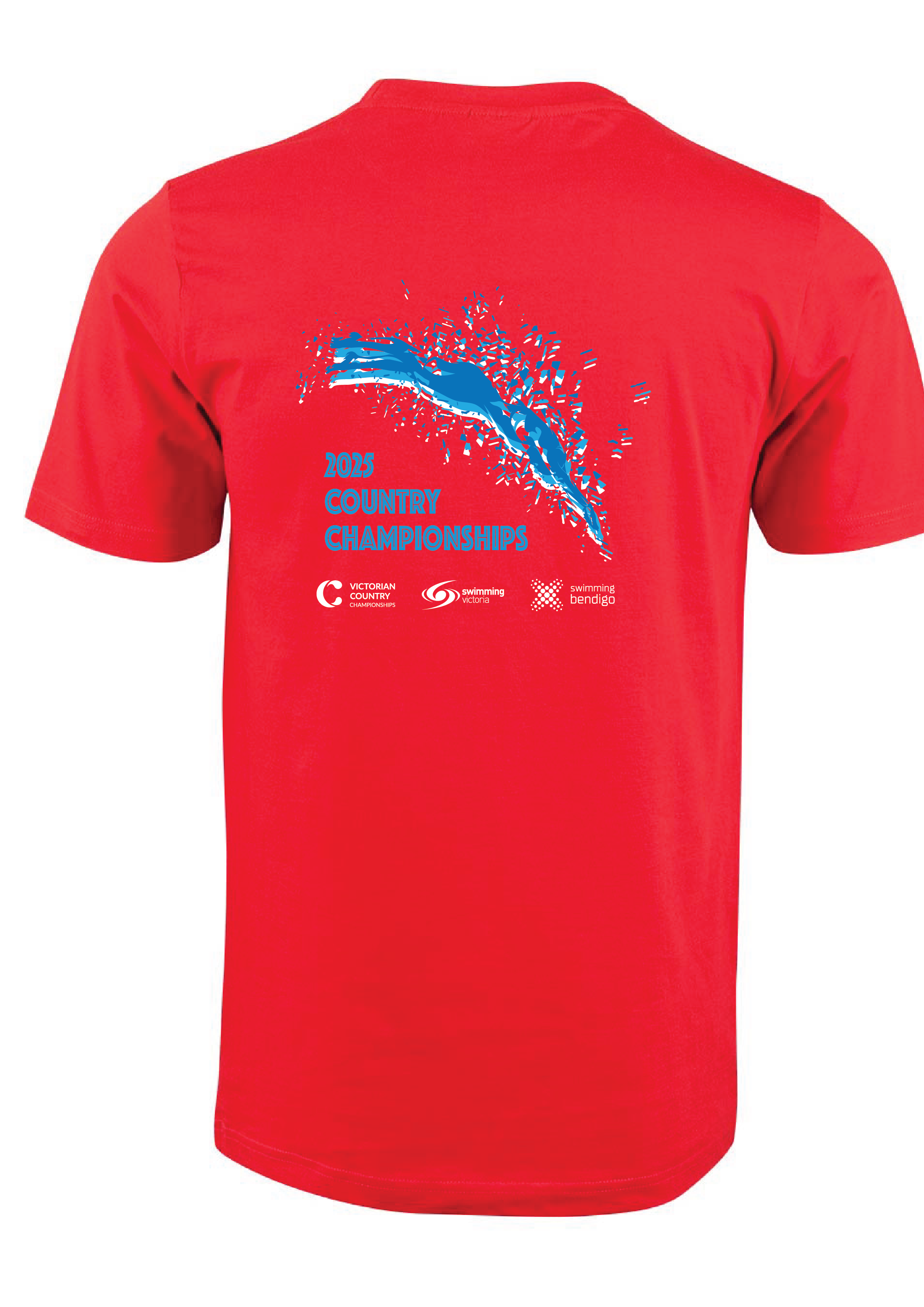 2025 VICTORIAN COUNTRY SC CHAMPIONSHIP SHORT SLEEVE TEE - RED