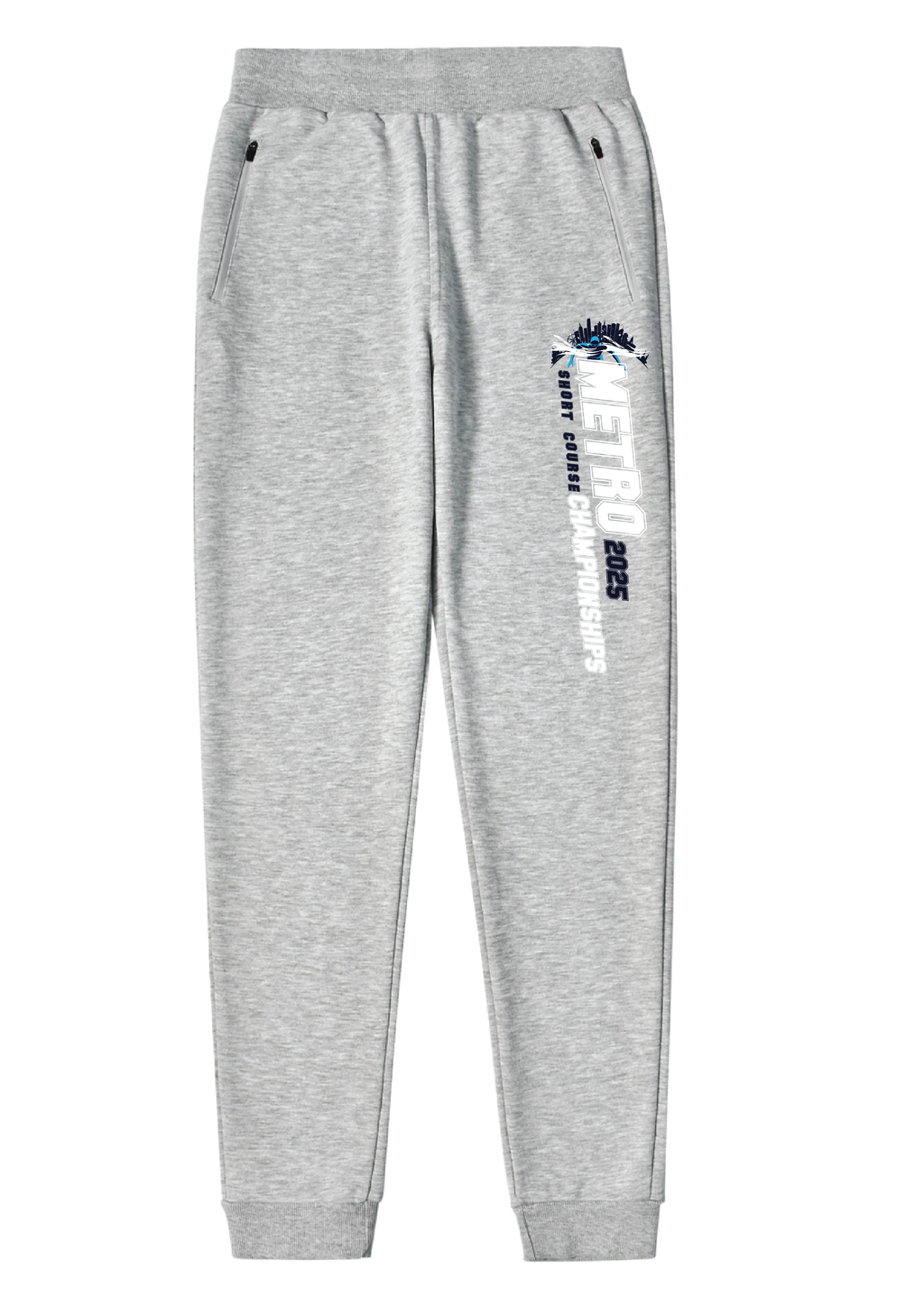 2025 VICTORIAN METRO SC CHAMPIONSHIP TRACKPANT - KIDS SIZES -GREY MARLE