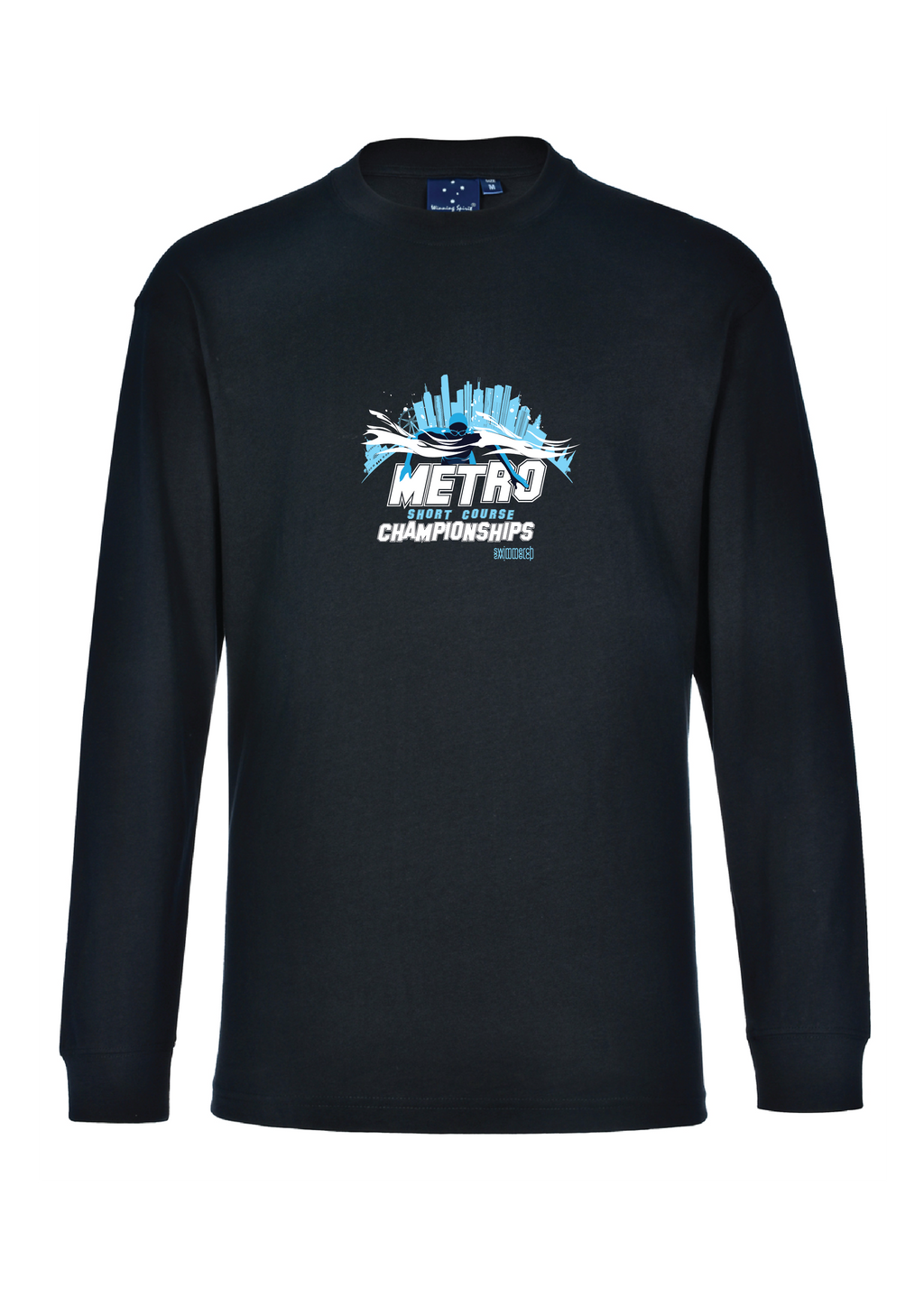 2025 VICTORIAN METRO SC CHAMPIONSHIP LONG SLEEVE TEE - NAVY