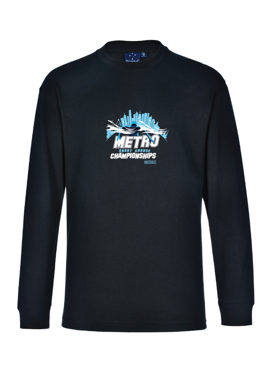 2025 VICTORIAN METRO SC CHAMPIONSHIP LONG SLEEVE TEE - NAVY